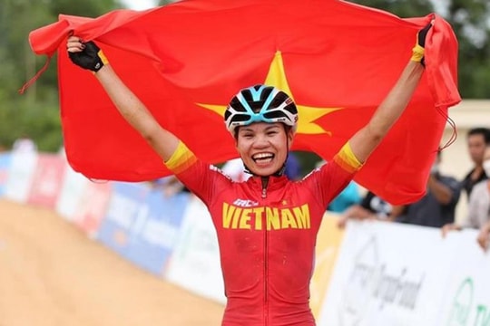 Đinh Thị Như Quỳnh giành Huy chương vàng xe đạp băng đồng