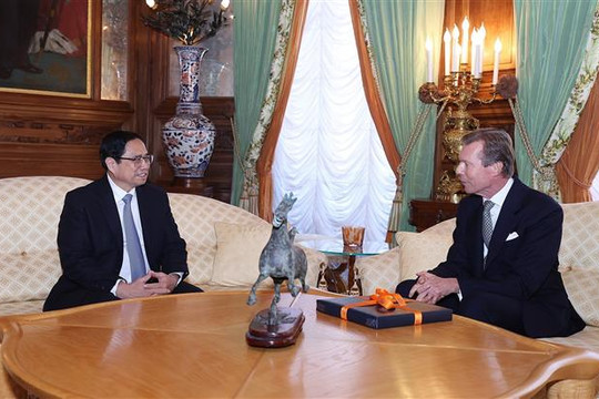 Thủ tướng Chính phủ Phạm Minh Chính hội kiến Đại Công tước Luxembourg