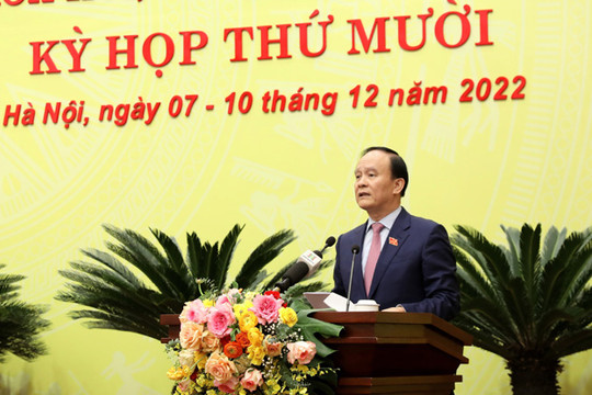 Phát biểu bế mạc kỳ họp thứ mười của Chủ tịch HĐND thành phố Hà Nội Nguyễn Ngọc Tuấn