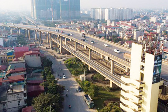 Tổ chức lại giao thông tuyến đường tránh lên cầu Thăng Long
