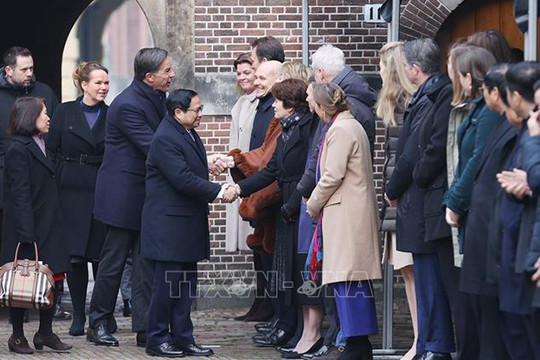 Lễ đón chính thức Thủ tướng Phạm Minh Chính thăm Vương quốc Hà Lan