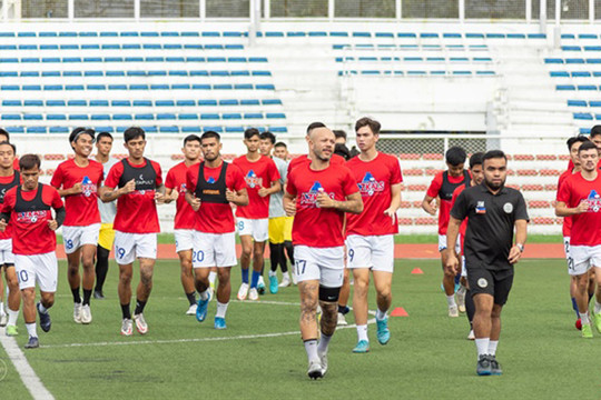 Đội tuyển Philippines mang lực lượng mạnh nhất đá giao hữu với Việt Nam