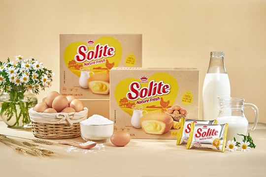 Nhãn hàng Solite của Mondelez Kinh Đô tiên phong sử dụng trứng gà nuôi thả