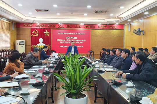 Doanh nghiệp và người dân quận Thanh Xuân hài lòng về giải quyết thủ tục hành chính