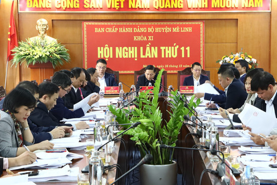 Huyện Mê Linh hoàn thành 14/14 chỉ tiêu kinh tế - xã hội thành phố giao