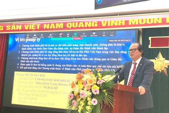 Việt Nam có khoảng 70.000 người mắc bệnh phổi kẽ