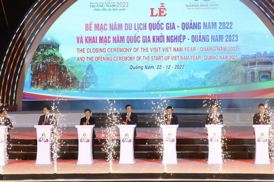 Bế mạc Năm Du lịch quốc gia 2022 “Quảng Nam – Điểm đến du lịch xanh”
