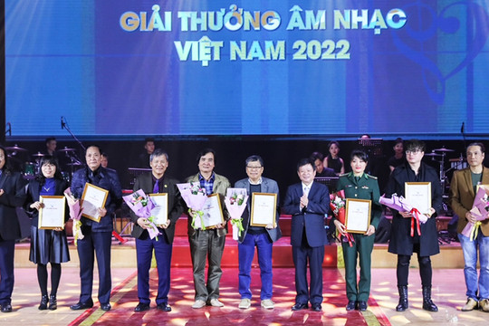 Trao 72 giải thưởng Hội Nhạc sĩ Việt Nam năm 2022