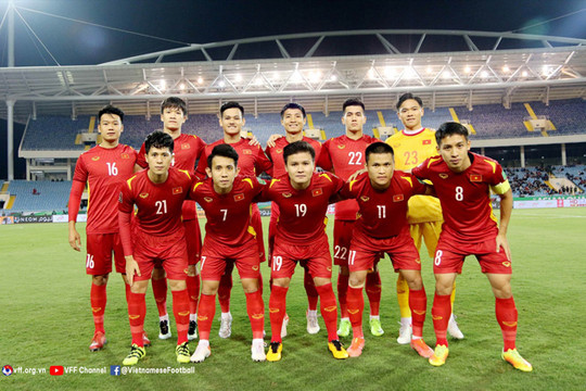 Đội tuyển Việt Nam giữ vị trí 96 trên bảng xếp hạng FIFA
