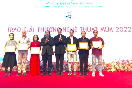 Trao giải thưởng Hội Nghệ sĩ múa Việt Nam năm 2022