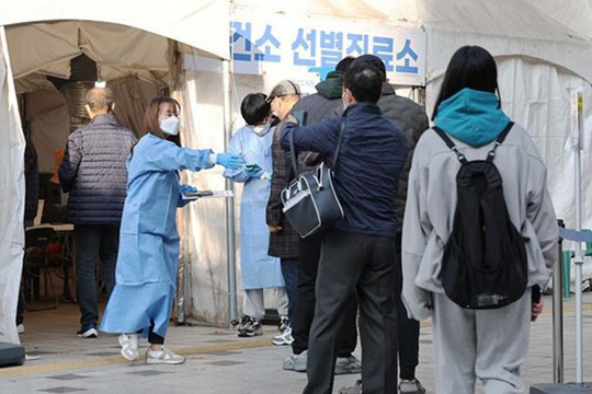Số ca tử vong do Covid-19 tại Hàn Quốc cao nhất trong 3 tháng qua