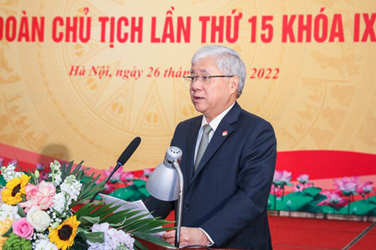 Hội nghị lần thứ 15, Đoàn Chủ tịch Ủy ban Trung ương Mặt trận Tổ quốc Việt Nam