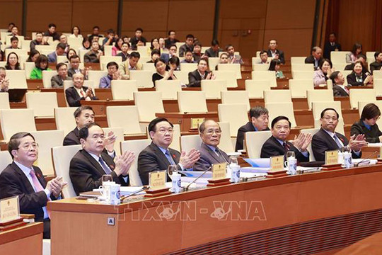 Chủ tịch Quốc hội Vương Đình Huệ dự Hội nghị triển khai công tác năm 2023 của Văn phòng Quốc hội