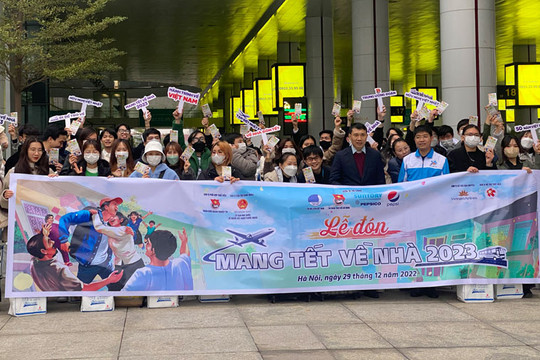 Hỗ trợ gần 200 sinh viên, lao động trẻ Việt Nam từ Nhật Bản về đón Tết