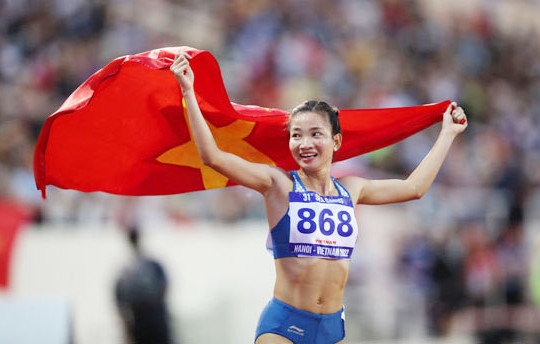 Nguyễn Thị Oanh đứng đầu danh sách vận động viên tiêu biểu của thể thao Việt Nam 2022