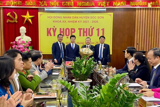 Đồng chí Nguyễn Nam Hà được bầu là Chủ tịch HĐND huyện Sóc Sơn