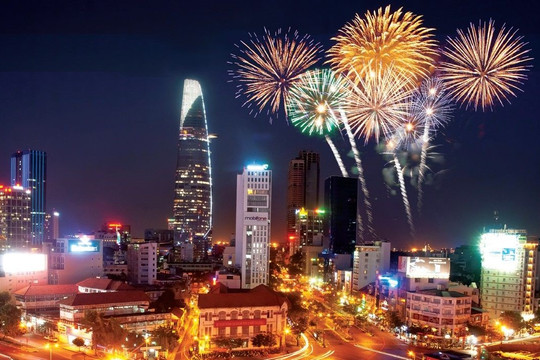 Thành phố Hồ Chí Minh có 6 điểm bắn pháo hoa đón năm mới Quý Mão 2023