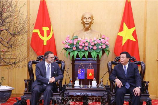 Thúc đẩy hợp tác chặt chẽ, bền vững giữa hai nước Việt Nam và Australia