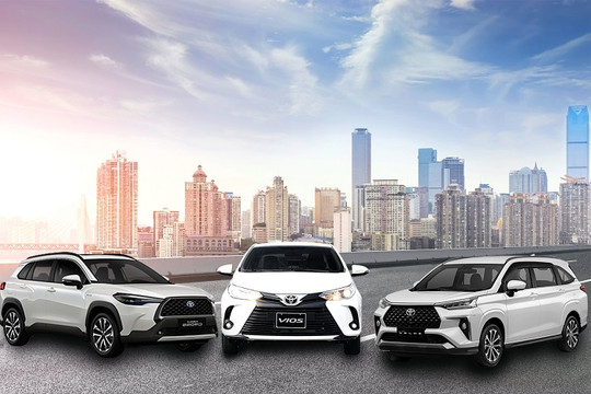Toyota là thương hiệu ô tô bán chạy nhất thị trường Việt Nam năm 2022