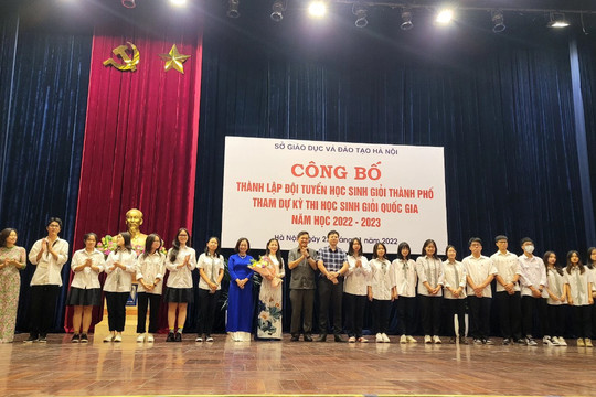 Đội tuyển mỗi môn thi học sinh giỏi quốc gia của Hà Nội có tối đa 12 em
