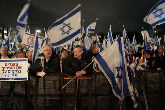Hơn 80.000 người Israel biểu tình phản đối cải cách tư pháp