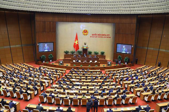 Quốc hội thông qua Nghị quyết miễn nhiệm chức vụ Chủ tịch nước, cho thôi nhiệm vụ ĐBQH đối với ông Nguyễn Xuân Phúc