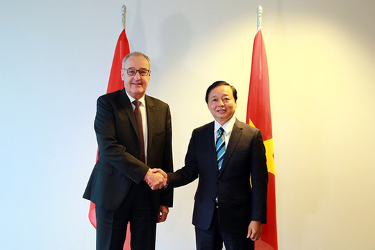 Thụy Sĩ cam kết hỗ trợ Việt Nam chuyển đổi sang nền kinh tế tuần hoàn