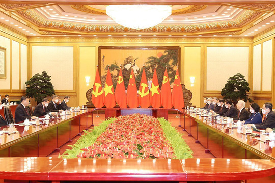 Kỷ niệm 73 năm Ngày thiết lập quan hệ ngoại giao Việt Nam - Trung Quốc: Lãnh đạo cấp cao hai nước trao đổi điện mừng