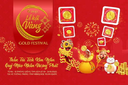 DOJI chuẩn bị 450.000 sản phẩm vàng độc đáo tại Lễ hội Vàng - Gold Festival 2023