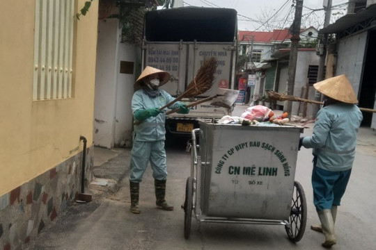 7 ngày nghỉ Tết, Hà Nội thu dọn, vận chuyển gần 43.400 tấn rác thải