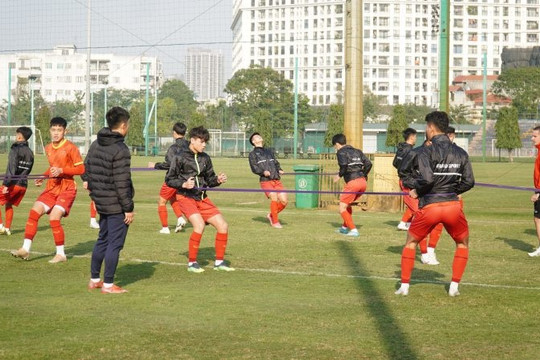 Đội tuyển U20 Việt Nam hội quân hướng tới vòng chung kết U20 châu Á 2023