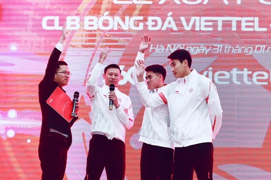 Viettel FC đặt mục tiêu vào tốp 3, đua vô địch V.League 2023