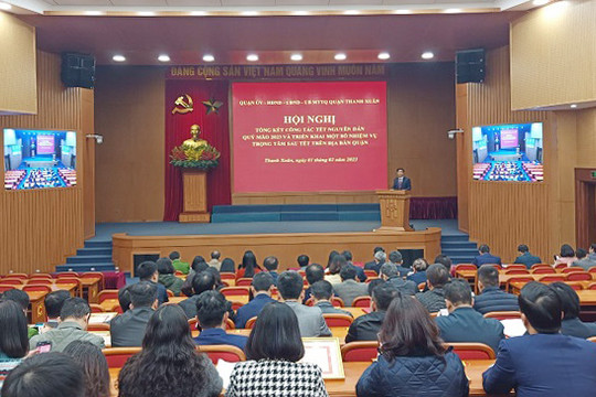 Quận Thanh Xuân khen thưởng 50 tập thể có thành tích trong dịp Tết