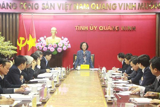 Quảng Ninh phải tiếp tục quan tâm toàn diện cho công tác xây dựng Đảng