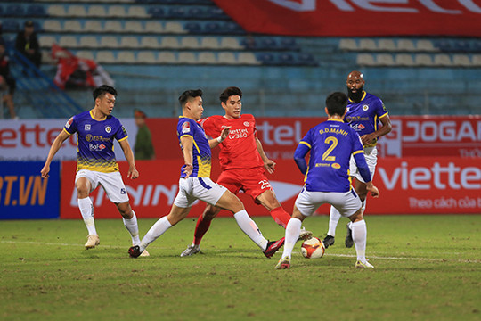 Viettel FC, Hà Nội FC chia điểm trong trận “derby” Thủ đô kịch tính