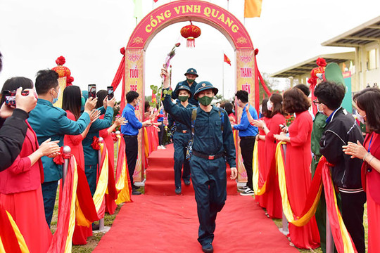 Hôm nay, 3.500 thanh niên Hà Nội lên đường nhập ngũ