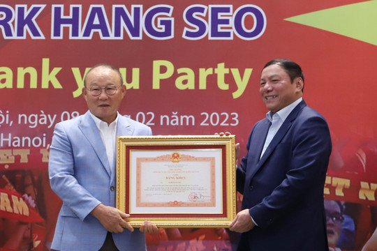 Liên đoàn Bóng đá Việt Nam tổ chức tri ân huấn luyện viên Park Hang-seo