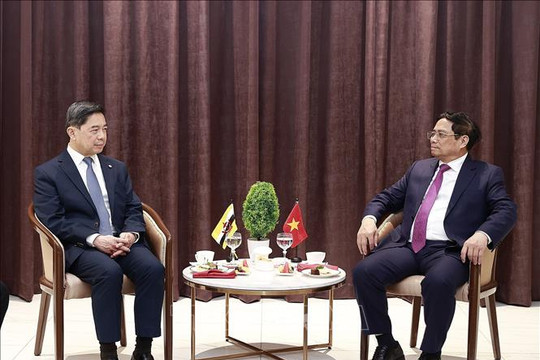 Thủ tướng Chính phủ Phạm Minh Chính tiếp Bộ trưởng thứ hai về Tài chính và Kinh tế Brunei