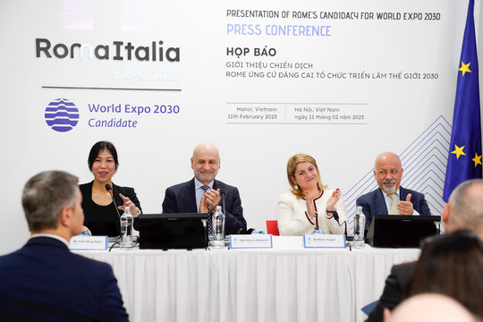 Quảng bá chiến dịch Rome ứng cử đăng cai World Expo 2030 tại Hà Nội