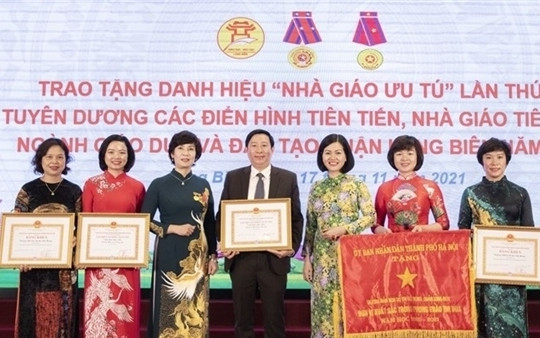 62 nhà giáo Hà Nội được đề nghị tặng danh hiệu Nhà giáo nhân dân, Nhà giáo ưu tú