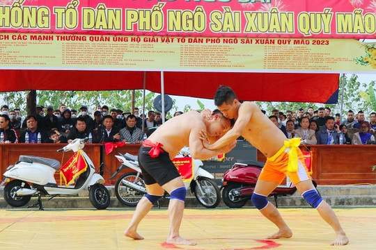 Huyện Quốc Oai tổ chức giải vật dân tộc toàn quốc tranh Cúp Phủ Quốc năm 2023