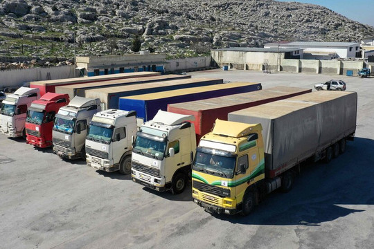 Syria chấp thuận mở thêm hai cửa khẩu vận chuyển hàng hóa hỗ trợ nạn nhân động đất