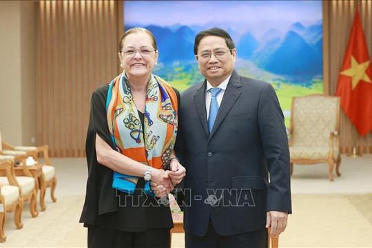 Thủ tướng Phạm Minh Chính tiếp Bộ trưởng Ngoại giao El Salvador