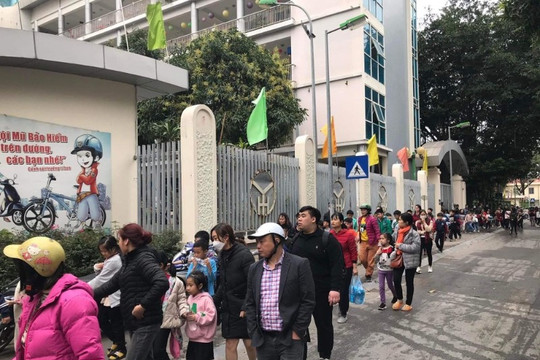 Trường Tiểu học Yên Hòa (Cầu Giấy) trở lại hoạt động bình thường