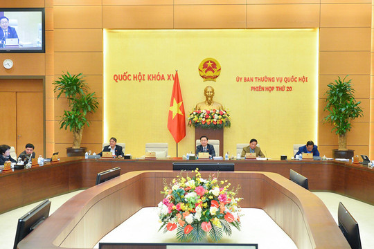 Bế mạc phiên họp thứ 20 của Ủy ban Thường vụ Quốc hội