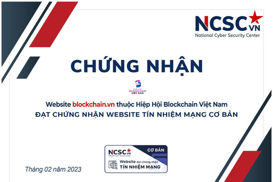 Hiệp hội Blockchain Việt Nam miễn nhiệm chức vụ Phó Chủ tịch đối với một cá nhân