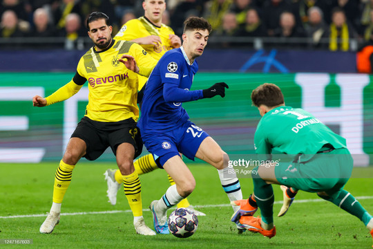 Vòng 1/8 Champions League: Chelsea thua Dortmund 0-1