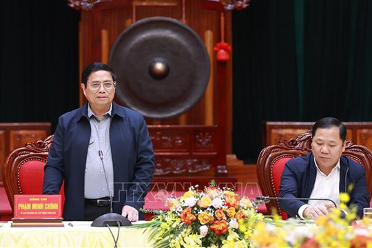 Thủ tướng Phạm Minh Chính: Huy động mọi nguồn lực, đầu tư hạ tầng kết nối để thúc đẩy Hòa Bình phát triển