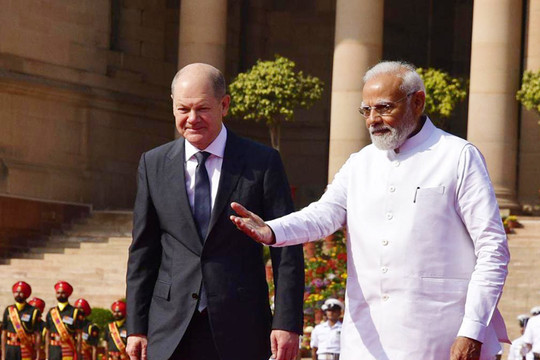 Thủ tướng Đức Olaf Scholz thăm Ấn Độ: Tăng cường hợp tác trong các lĩnh vực cốt lõi