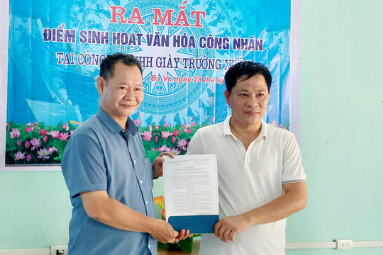Sẽ thành lập thêm 6 điểm sinh hoạt văn hóa công nhân trên địa bàn Hà Nội